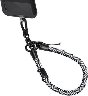 Imoshion Universeel polsbandje one size - 10 mm dik - Zwart / Wit Meerkleurig