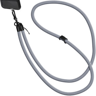 Imoshion Universeel telefoonkoord one size - 10 mm dik - Donkergrijs