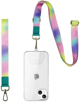 Imoshion Universeel verstelbaar telefoonkoord + polsbandje - Holeographic Meerkleurig - One size