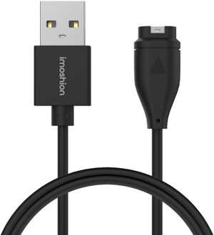 Imoshion USB-A oplaadkabel voor de Garmin Watch - 1 meter Zwart - 1m