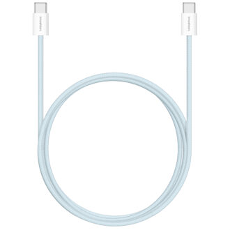 Imoshion USB-C naar USB-C kabel - Braided - 2 meter - Blauw - 2m