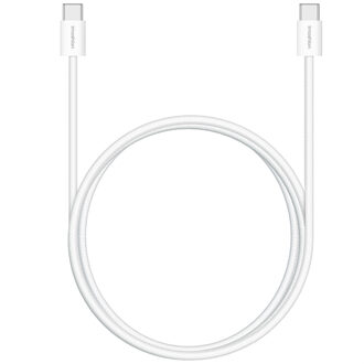Imoshion USB-C naar USB-C kabel - Braided - 2 meter - Wit - 2m