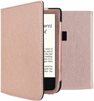 Imoshion Vegan Leather Bookcase voor de Pocketbook Touch Lux 5 / HD 3 / Basic Lux 4 / Vivlio Lux 5 - Rosé Goud - 6