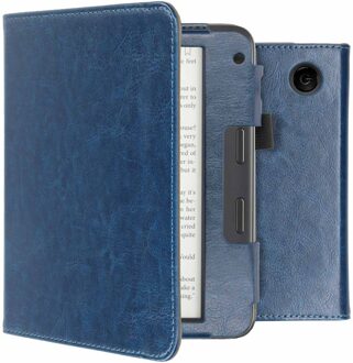 Imoshion Vegan Leather Bookcase voor de Tolino Vision 6 - Donkerblauw - 7