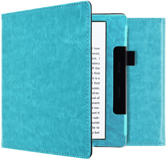 Imoshion Vegan Leather Booktype Amazon Kindle Oasis 3 tablethoes - Lichtblauw