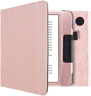 Imoshion Vegan Leather Booktype Kobo Libra H2O tablethoes - Rosé Goud