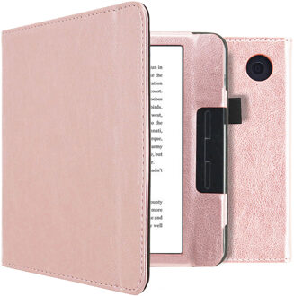 Imoshion Vegan Leather Booktype Tolino Vision 5 tablethoes - Rosé Goud