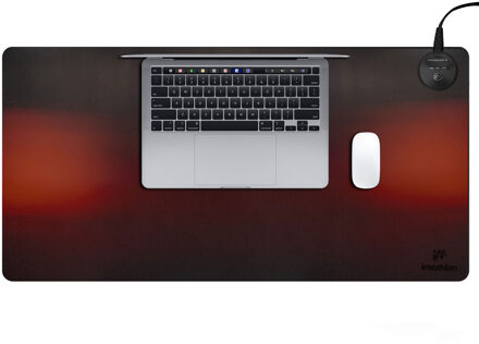 Imoshion Verwarmde bureau onderlegger - Verwarmde muismat - 90 x 45 cm - Zwart - 17.3