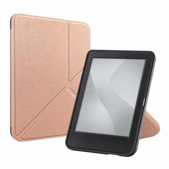 Imoshion Vouwbare Bookcase voor de Kobo Clara Colour / BW - Rosé Goud - 6