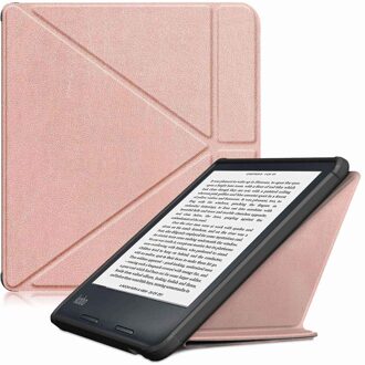 Imoshion Vouwbare Bookcase voor de Kobo Libra 2 / Tolino Vision 6 - Rosé Goud - 7