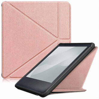 Imoshion Vouwbare Bookcase voor de Kobo Libra 2 / Tolino Vision 6 - Rosé Goud - 7