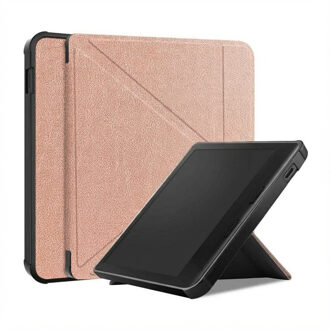 Imoshion Vouwbare Bookcase voor de Kobo Libra Colour - Rosé Goud - 7