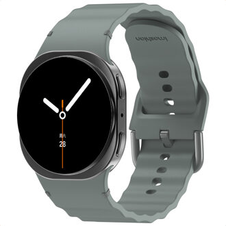 Imoshion Wave Siliconenband voor de Samsung Galaxy Watch 8 (40/44mm) / Classic (46mm) - Donkergrijs - 44mm
