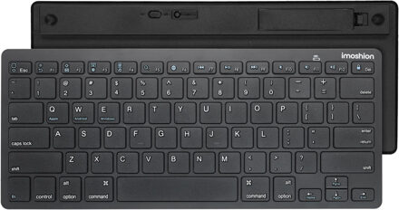 Imoshion Wireless Bluetooth Keyboard - Draadloos toetsenbord - QWERTY - Zwart - One size