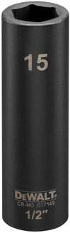 Impact dop 15mm 1/2" (Lang - 78mm) - DT7549-QZ