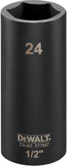 Impact dop 24mm 1/2" (Lang - 78mm) - DT7557-QZ