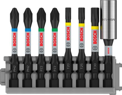 Impact Power Bit 50mm, 8x, bithouder