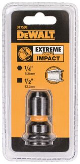 Impact slagmoeradapter 1/2" naar 1/4" Hex - DT7508-QZ