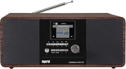 Imperial DABMAN i200 CD Hybride radio Bruin