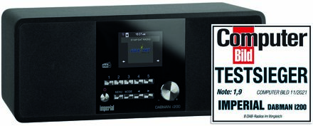 Imperial DABMAN i200 Hybride radio Zwart