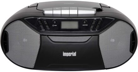 Imperial PBB 1 Compacte draagbare boombox met CD-speler, cassettedeck en FM-radio - 22-325-00
