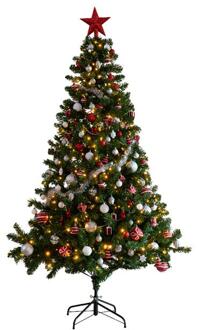 Imperial pine Kerstboom 150cm met deco groen