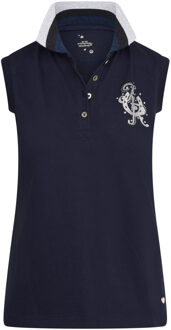 Imperial Riding Polo shirt mouwloos irhfrenzie Blauw - L