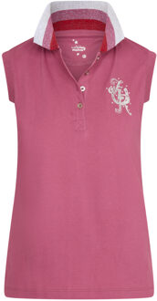 Imperial Riding Polo shirt mouwloos irhfrenzie Roze - L