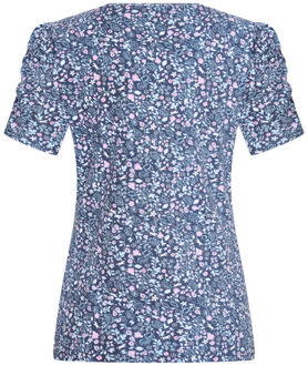 Imperial Riding T-shirt irhstrike a pose flower Blauw - M