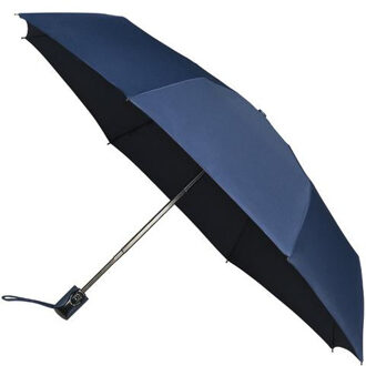 Impliva paraplu miniMAX auto open en close 100 cm donkerblauw