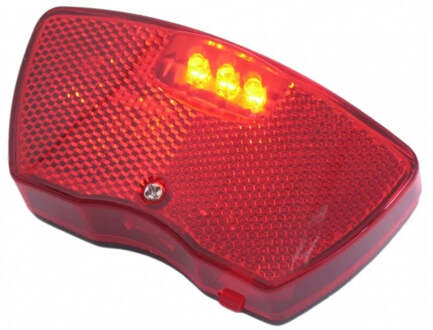 Import City Dragerachterlicht - 3 Leds - incl. Batterijen