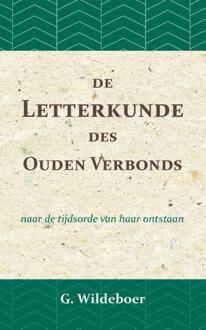 Importantia Publishing De Letterkunde Des Ouden Verbonds - G. Wildeboer