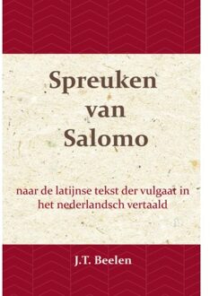 Importantia Publishing De Spreuken van Salomo - (ISBN:9789057195426)