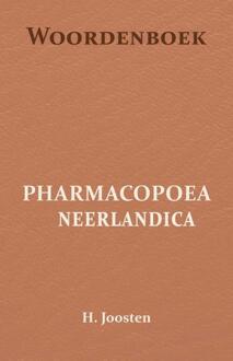 Importantia Publishing Woordenboek Voor De Pharmacopoea Neerlandica - H. Joosten