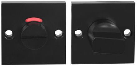 Impresso Badkamer-/Toiletsluiting – Mat zwart - 8mm zwart