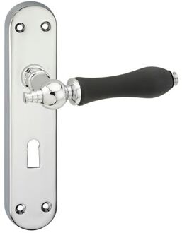 Impresso Bracknell - Ovaal deurschild met schroeven en sleutelgat