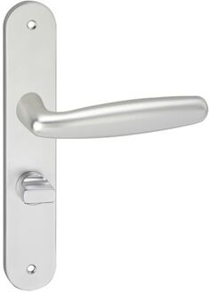 Impresso Cambridge - Ovaal deurschild met schroeven en toiletsluiting