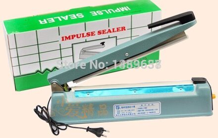 Impuls sealer, Warmte naadlasmachines, impuls sluitmachine, geschikt voor krimpkous verpakking ((PFS200 ijzer shell
