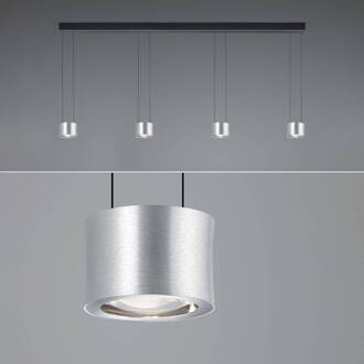 Impulse Flex LED hanglamp 4-lamps nikkel mat nikkel