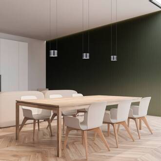 Impulse LED hanglamp 3-lamps antraciet