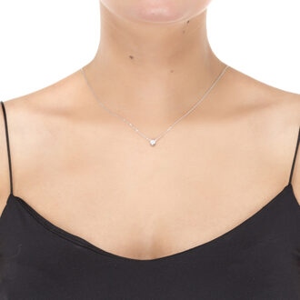 Imrak halsketting in sterling zilver 925 Wit