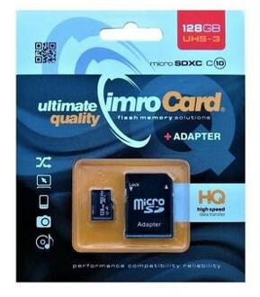 Imro microSDXC geheugenkaart met adapter - 128GB