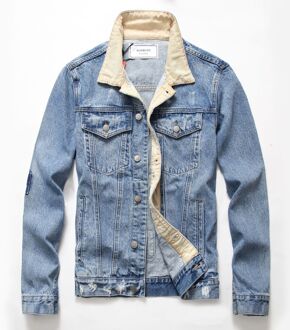 In de originele straat tij man corduroy denim jasje revers jas tieners kleuraanpassing XXL