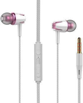 In Ear 3.5Mm Headset Met Microfoon Wired Sport Bass Stereo Oortelefoon In-Ear Volumeregeling Handsfree Voor smart Telefoon 1