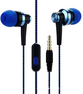 In-Ear Stijl Bedrade Koptelefoon Draagbare Hifi Bass Stereo Universele Headset Voor Smart Telefoon Samsung Huawei Xiaomi rood