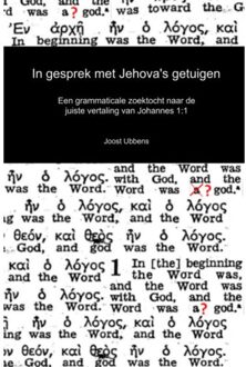 In gesprek met Jehova's getuigen - Boek Joost Ubbens (9463180346)