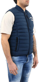 In Gold We Trust Heren the glory bodywarmer Blauw - XS