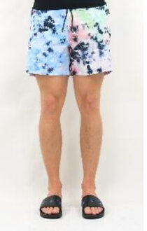 In Gold We Trust Heren tie dye swimshorts Blauw