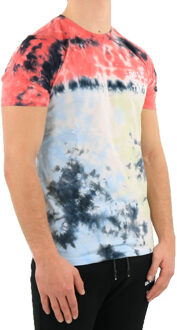 In Gold We Trust Heren tie dye t-shirt Rood - S