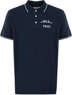 In Gold We Trust Polo shirt In Gold We Trust , Blauw , Heren - 2Xl,Xl,L,M,S